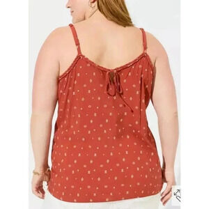 Torrid Geo Western Print Braided Challis Sleeveless Tank Plus Size 2X‎ Boho